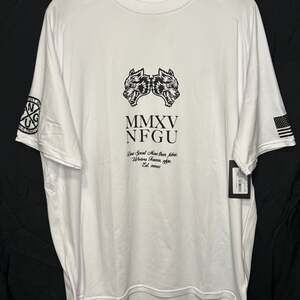 Darc Sport Dry Wolf NFGU Premium Oversized Tee White XL